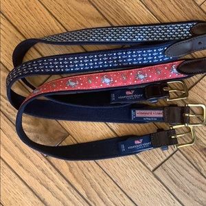 Vineyard Vines // 3 Belts - size 26